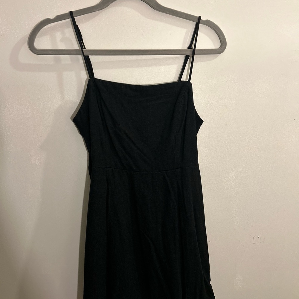 American Eagle Outfitters Black Strapless Dress